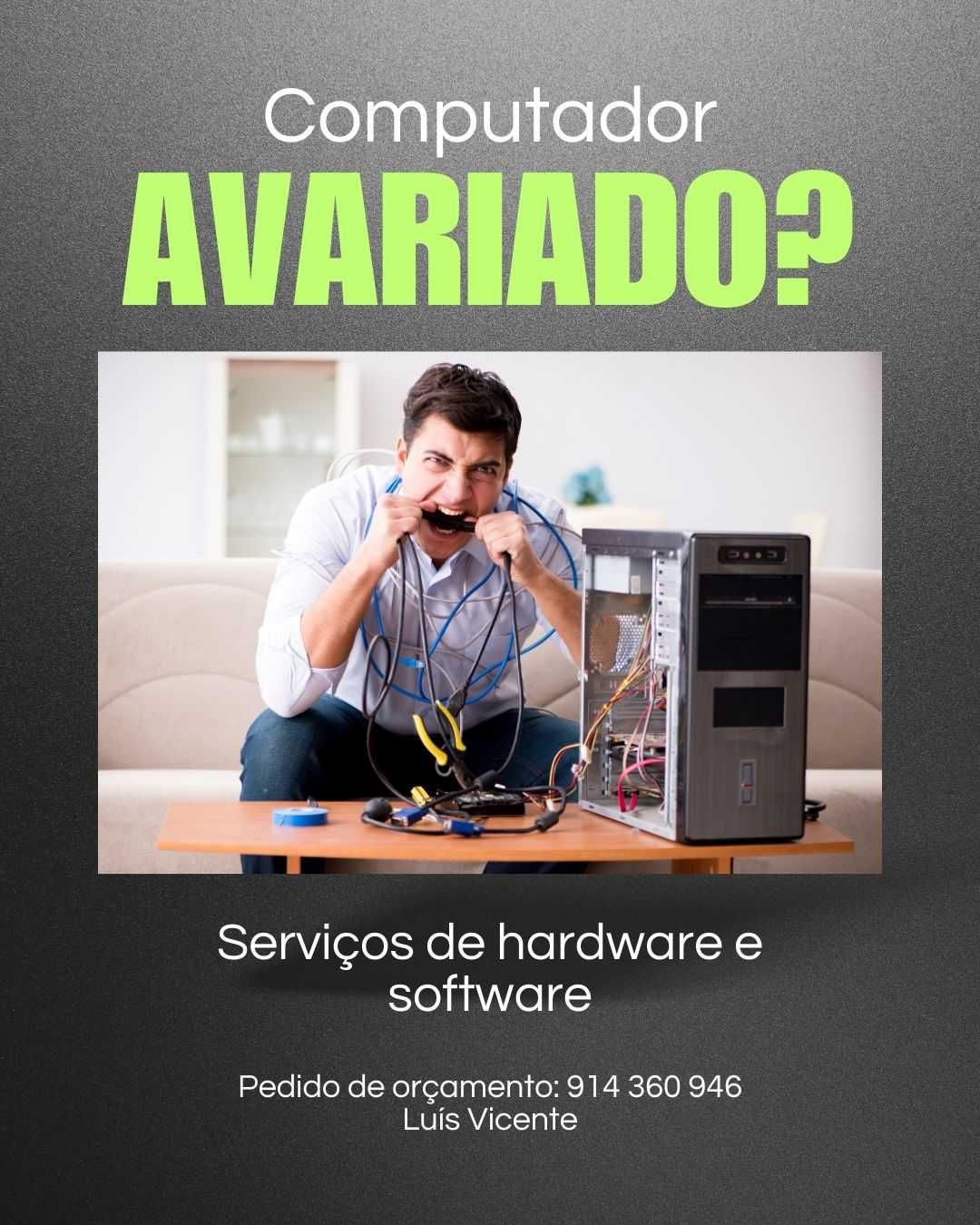 Reparação, upgrade, formatação de computadores