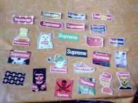 Supreme variados stickers valor por 2