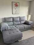 Sofá 3 lugares com chaise longue