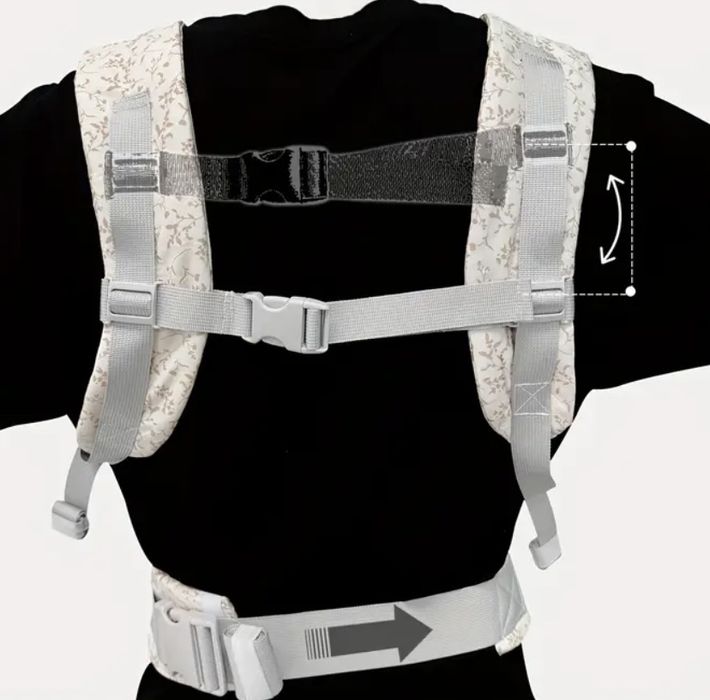 Ерго-рюкзак бежевого кольору