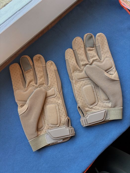 Nowe Rekawiczki Taktyczne Wojskowe Khaki