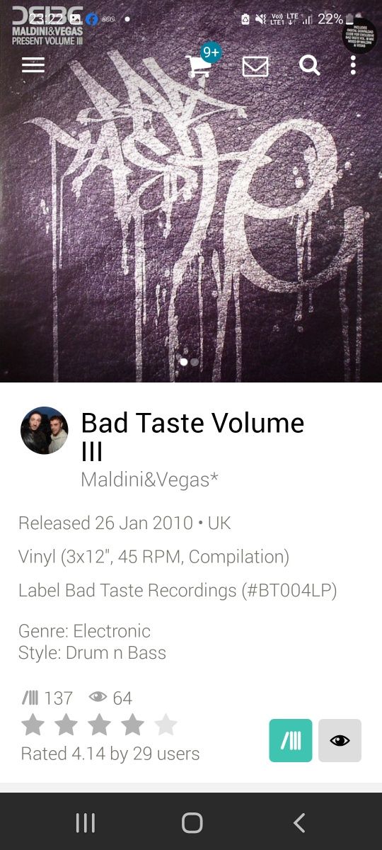 Bad taste Volume III bad company maldini vegas neurofunk drum n bass