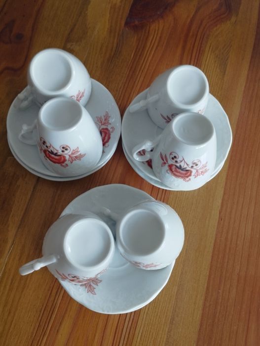 Vendo 6 chávenas café Porcelana