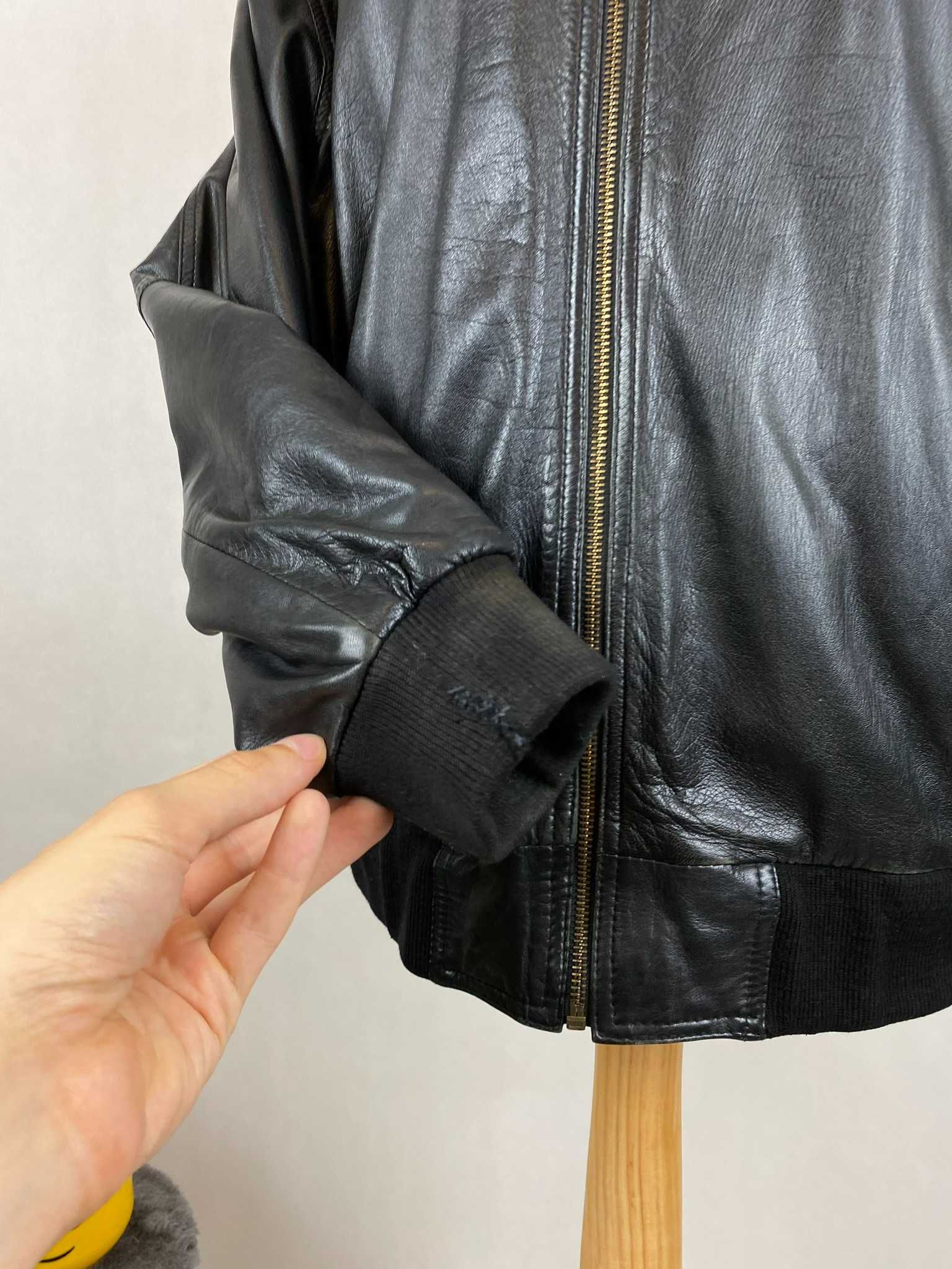 kurtka skórzana real leather bomberka avant garde archive