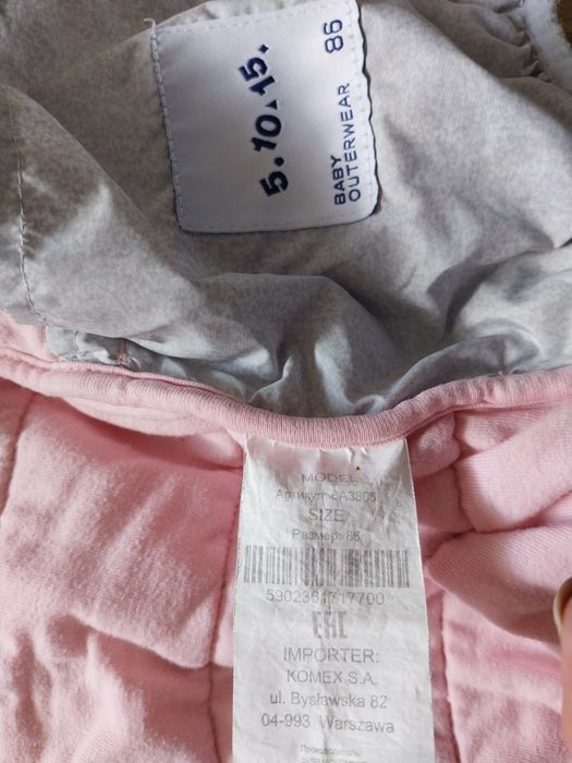 Ciepła kurteczka dziewczęca