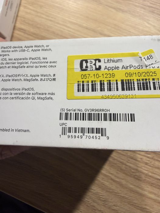 Apple AirPods pro 2 MTJV3/MQD83