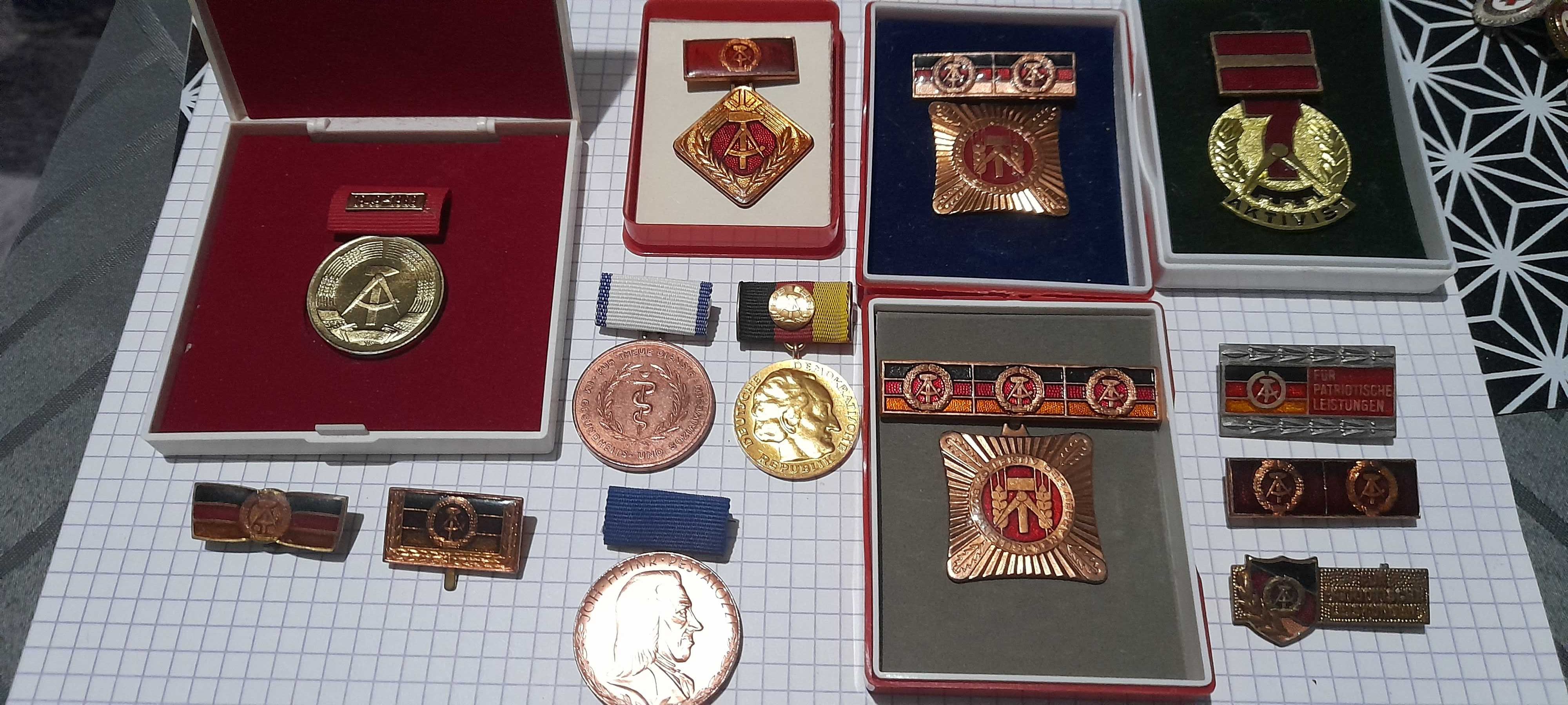 medale odznaki nagrodowe NRD DDR