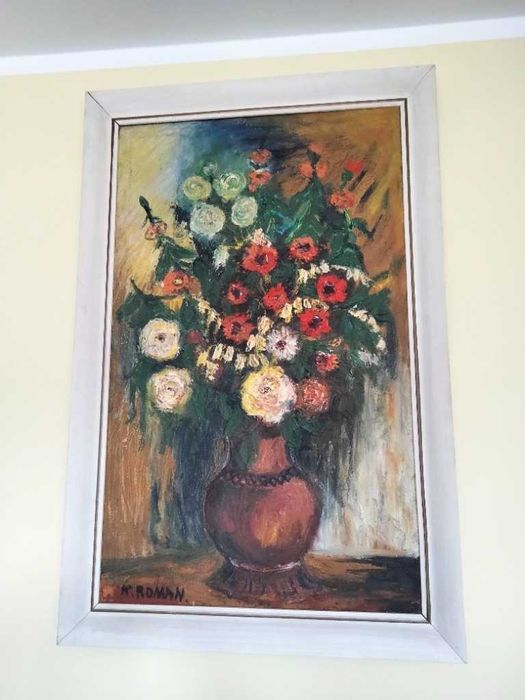 Obraz olejny Znanej zakopiańskiej malarki Kazimiery Roman