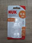 Silikonowe smoczki do butelki NUK First Choice+ 0-6 m rozmiar S