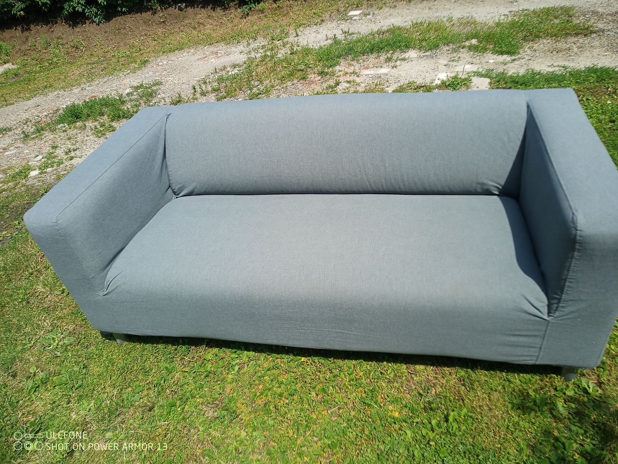 Sofa Klippan szary Ikea
