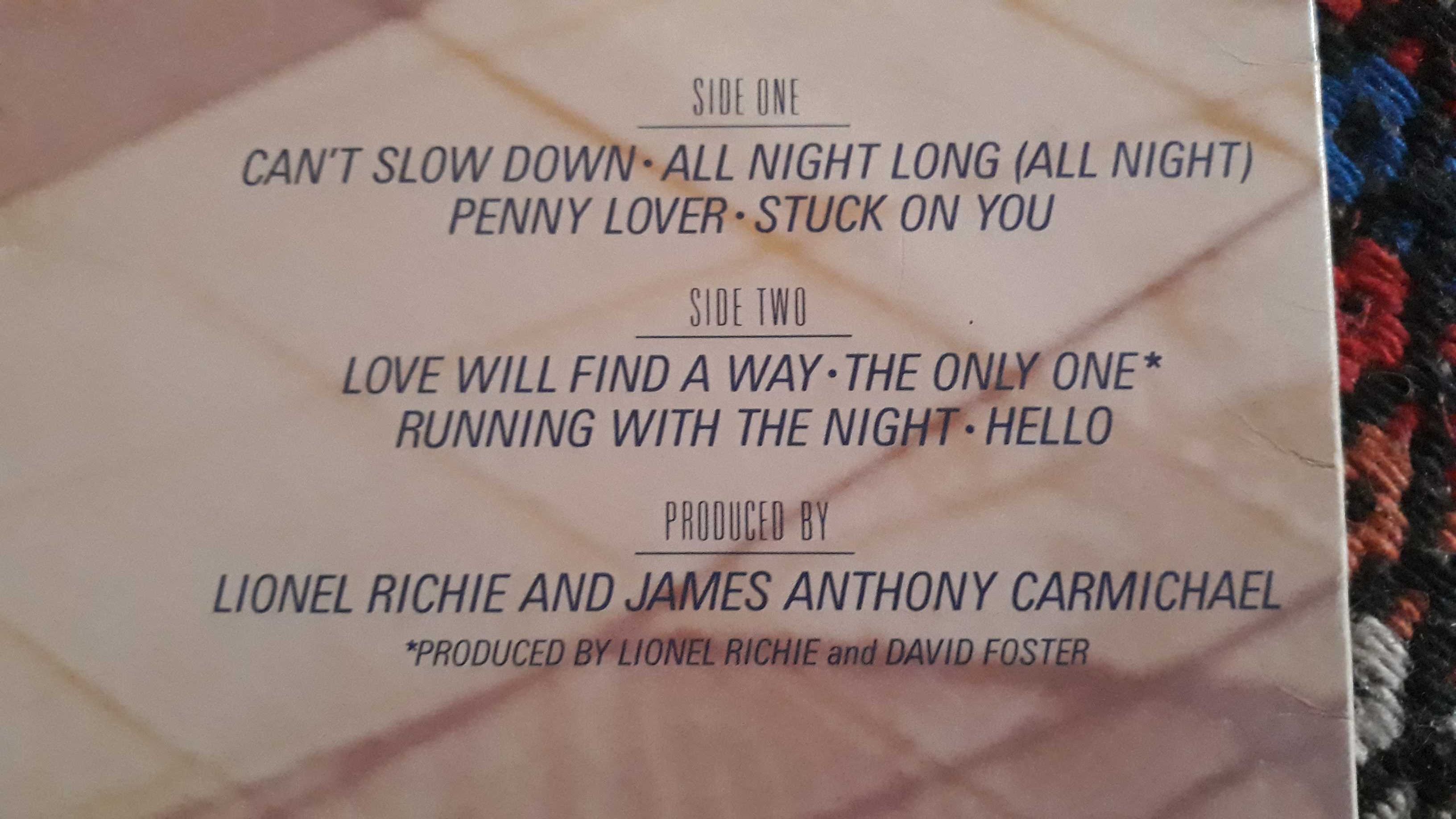 Lionel Richie - Can't slow down - LP vinil - portes incluídos