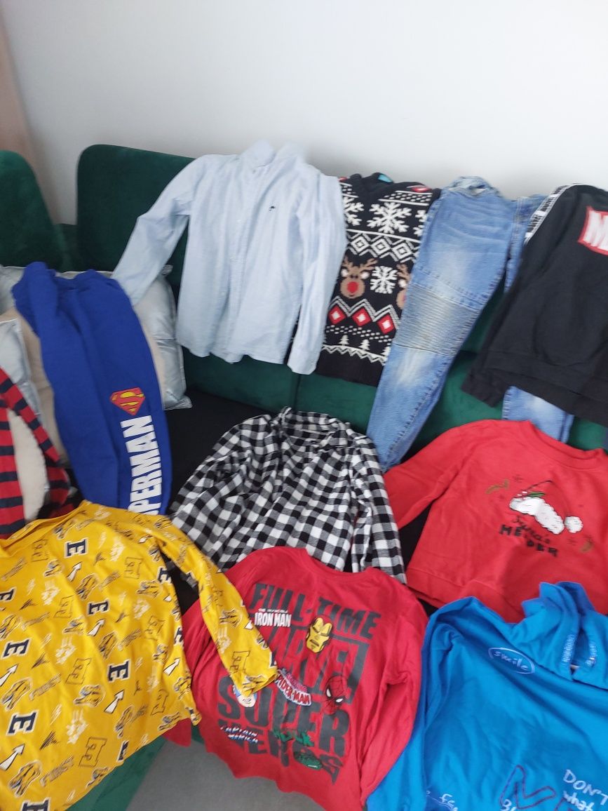 Paka ubran dla chlopca 128