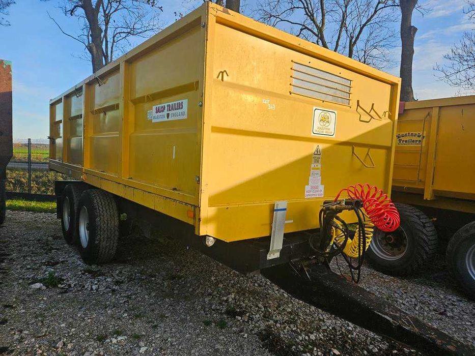 Przyczepa rolnicza tandem, wywrotka, skorupowa