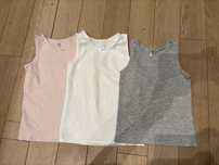 H&M podkoszulki 3 szt 110/116