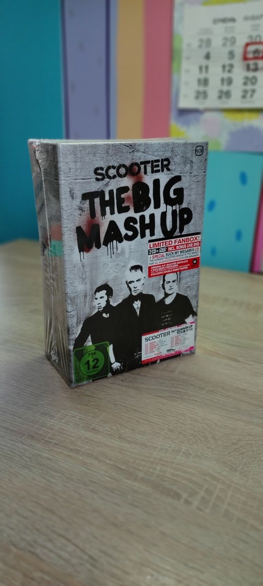 Scooter - The Big Mashup. Deluxe Box 2CD+DVD. С АВТОГРАФАМИ ГРУППЫ