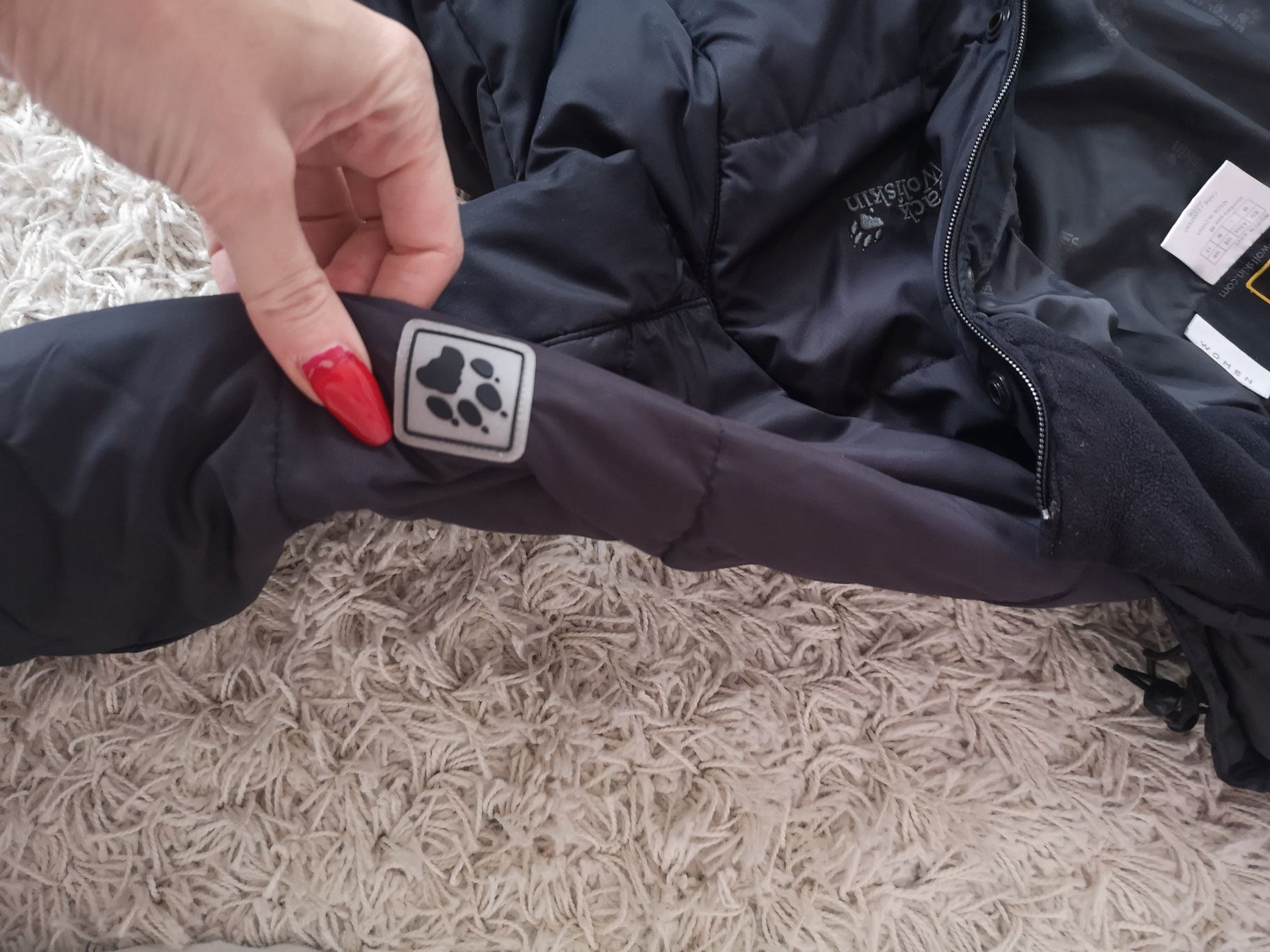 Parka damska kurtka Długa płaszczyk Jack Wolfskin L