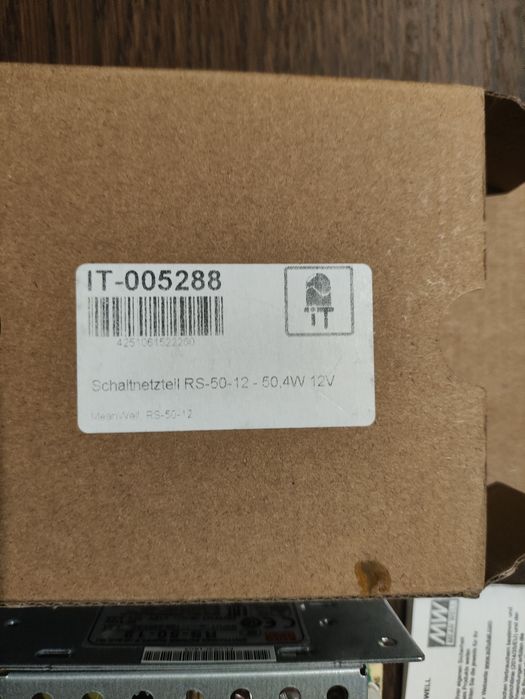 Zasilacz mean well RS-50-12 12V