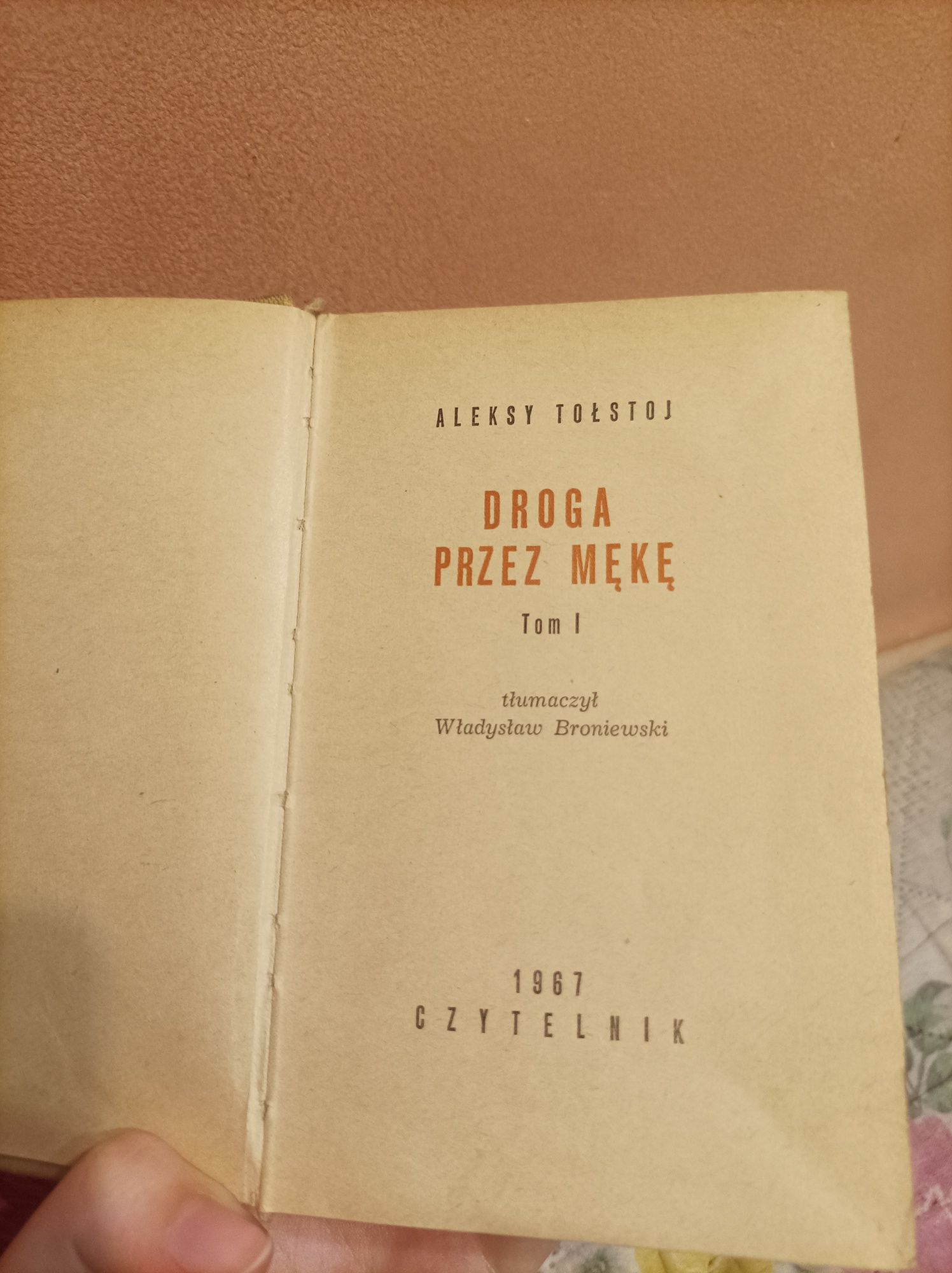 "Droga przez mękę" Aleksy Tołstoj (Tom I)