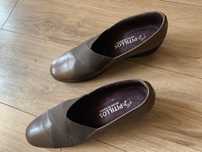 Buty Damskie 40 26cm skóra PITILLOS półbuty brązowe 41