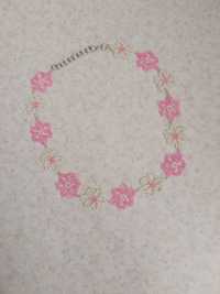 ніжне рожеве намисто на літо прикраси ручна робота аксесуари для дівча