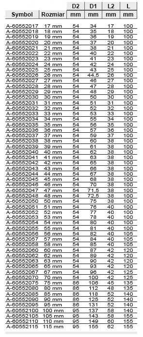 Nasadka udarowa 1’’ 6-kątna długa 105mm