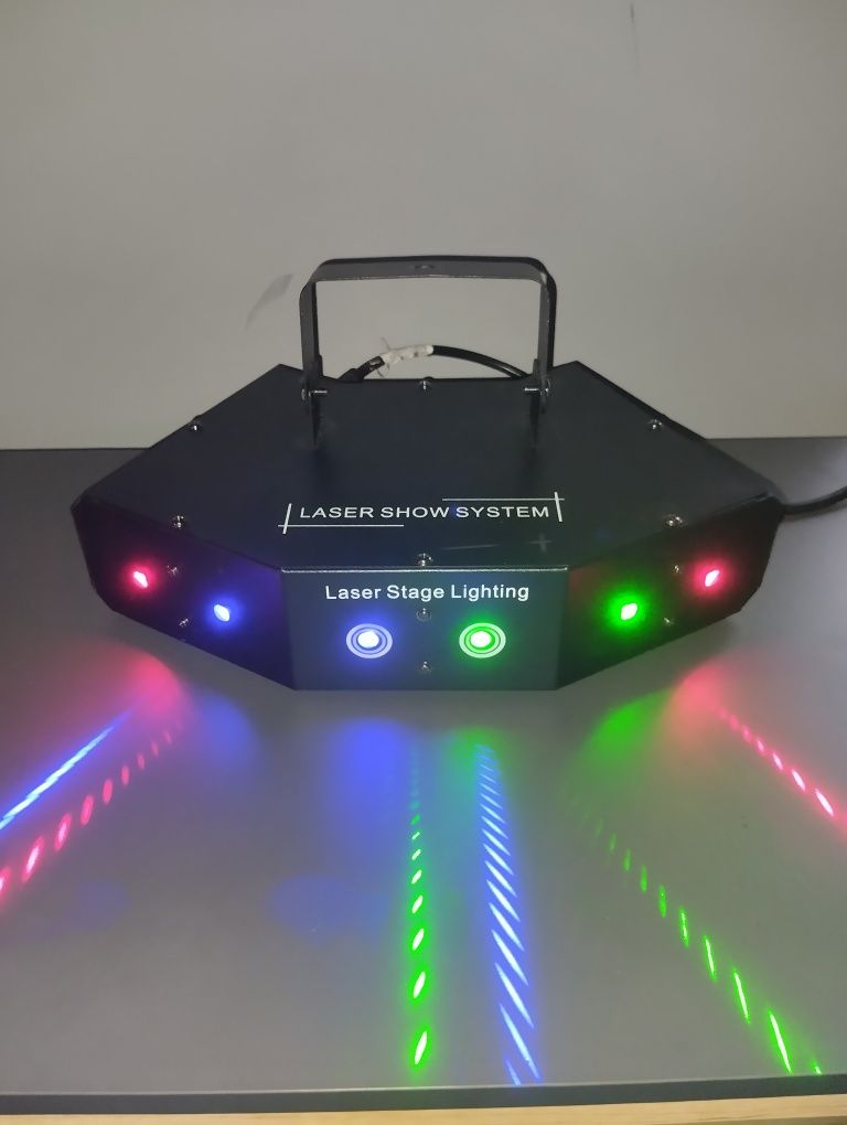 Laser 6 soczewek sprzet estradowy efekty led
