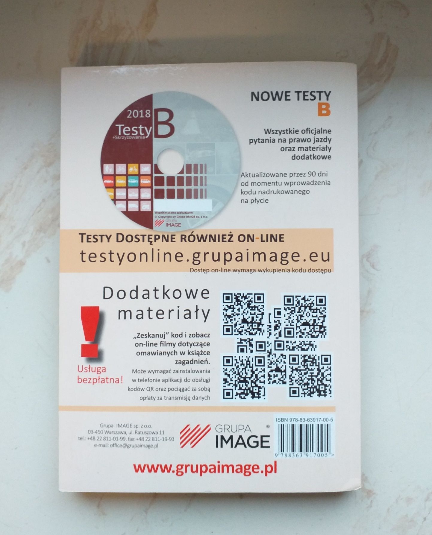 Kierowca doskonały, kat. B + PŁYTA Z TESTAMI