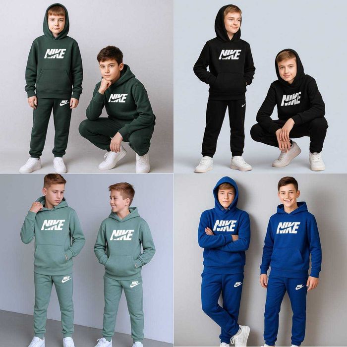 Теплий Костюм Найк на флісі для хлопчика 146-164 см Nike Туреччина