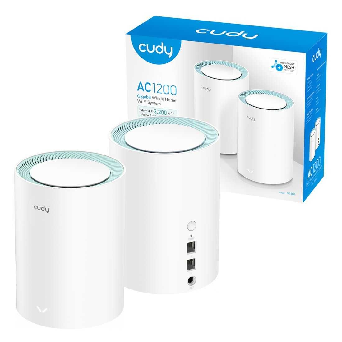 Cudy Router Mesh Wi-Fi Cudy M1300 3-pack Gigabitowy bezprzewodowy