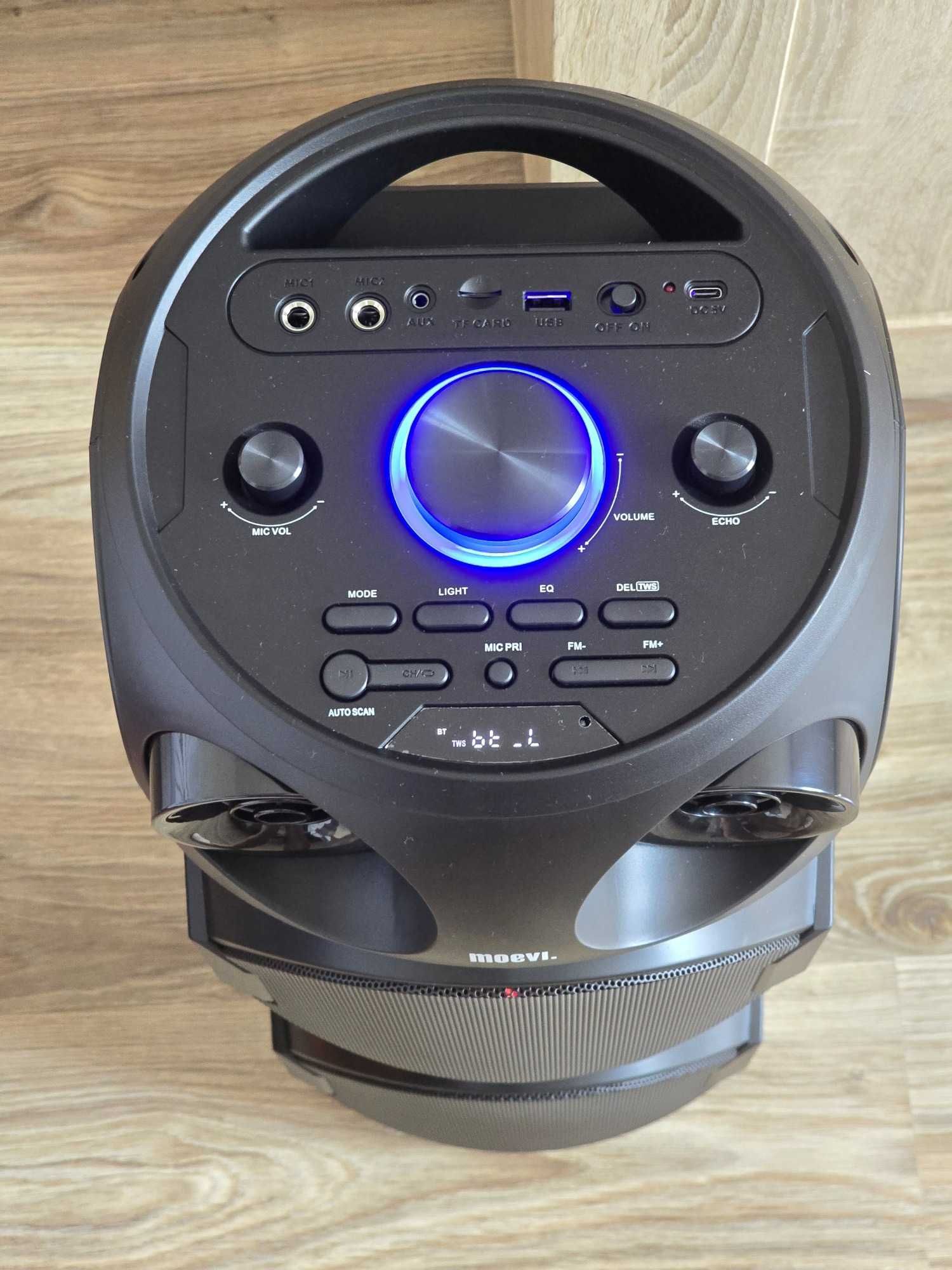 Głośnik bezprzewodowy moevi 70W BT stereo bluetooth mikrofon