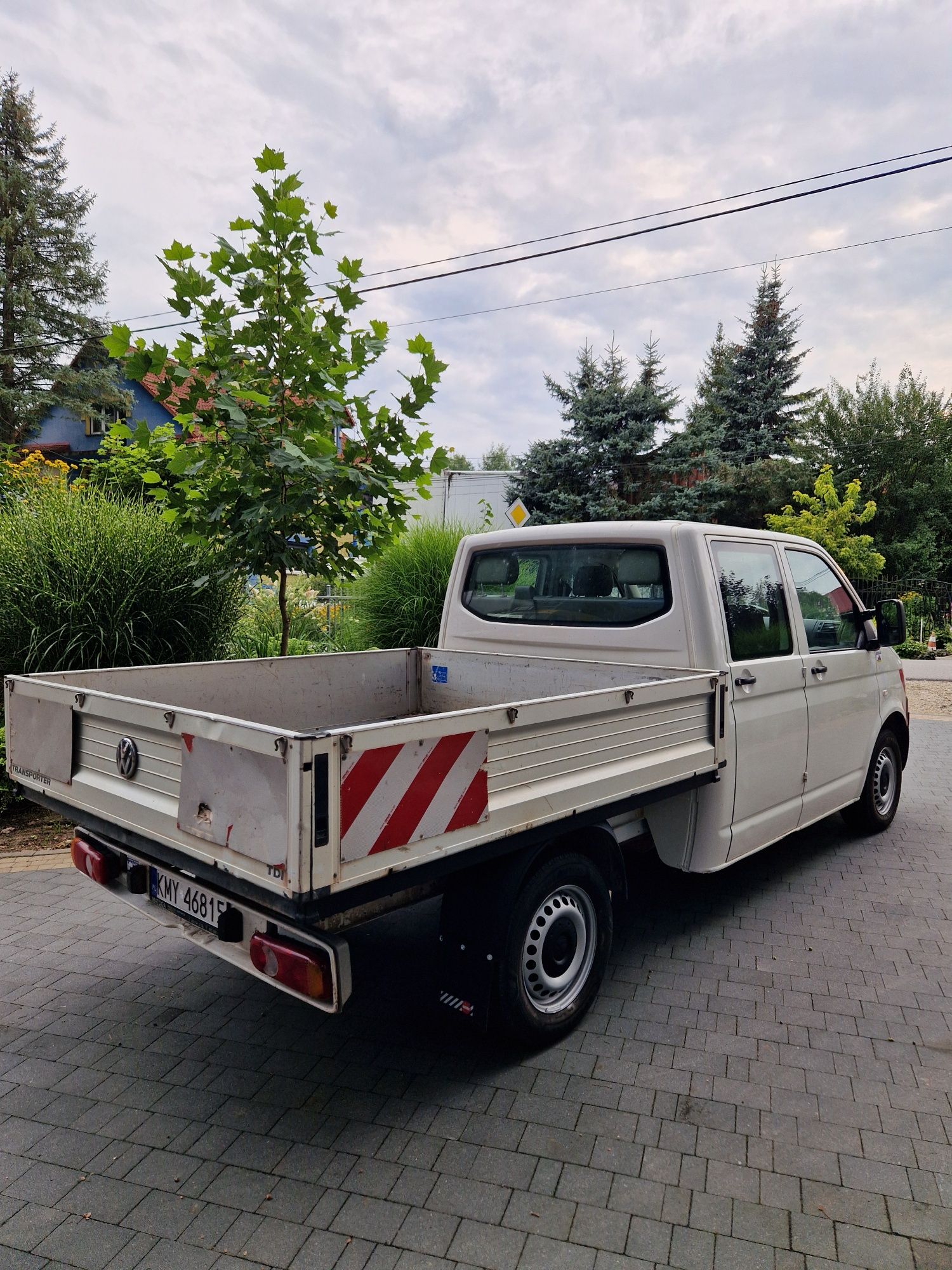 Volkswagen Transporter T6 doka brygadówka skrzyniowy 6 osobowy 2012