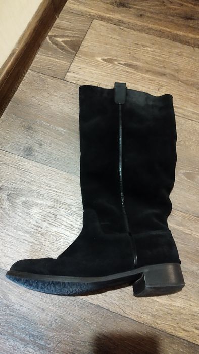 Сапоги кожанные трубы