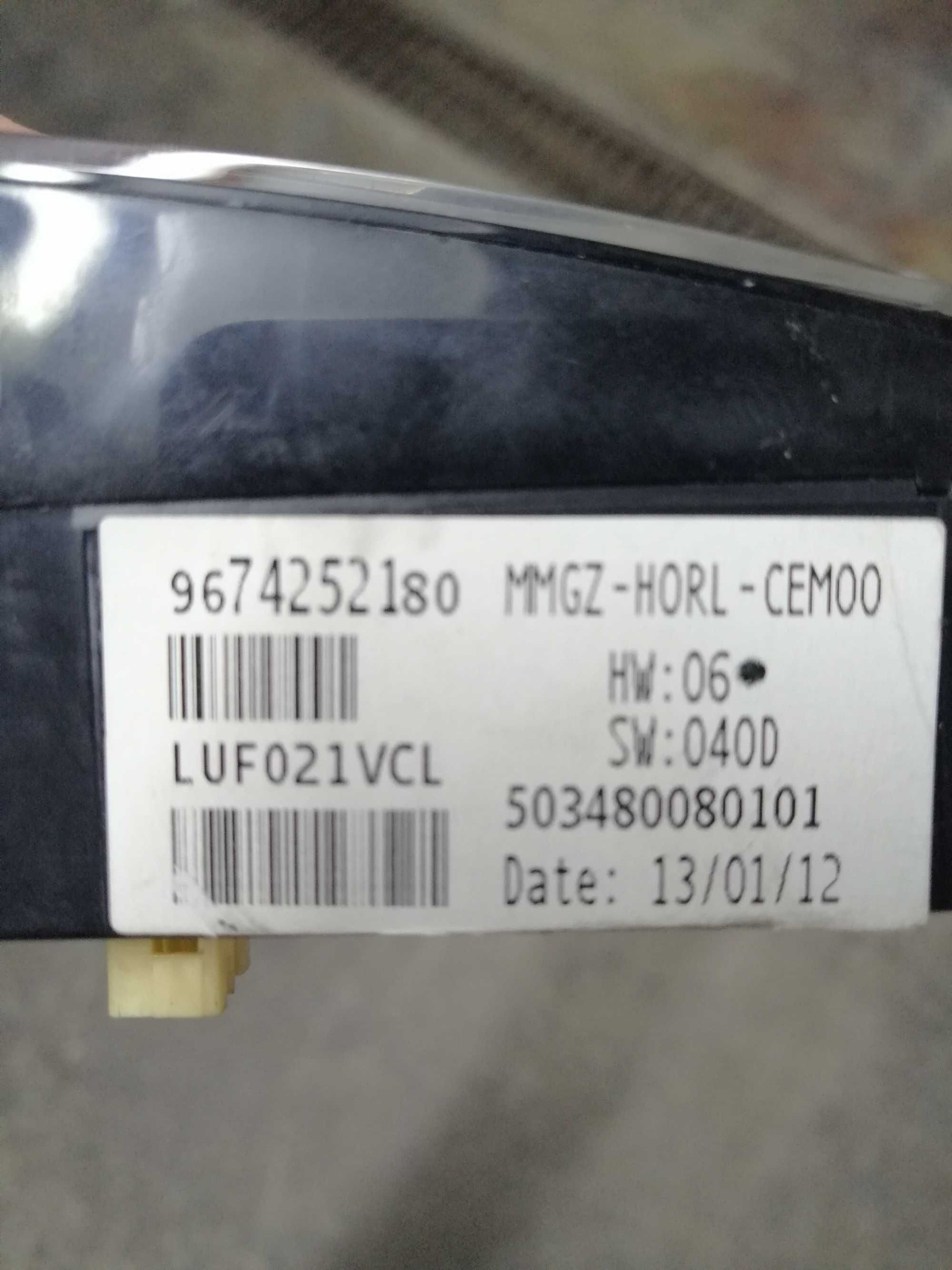 relogio analogico citroen ds5