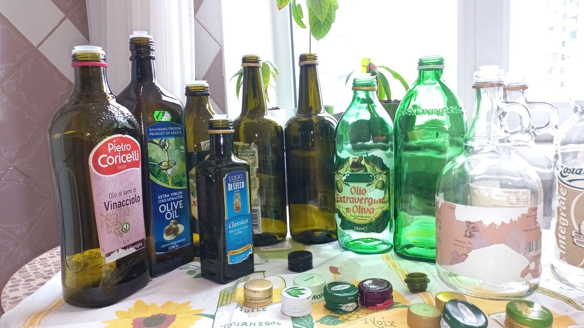 Пляшка скло 250 мл,0.25 л,750 мл,0.75 л,1 л,бутылка стекло стеклянная