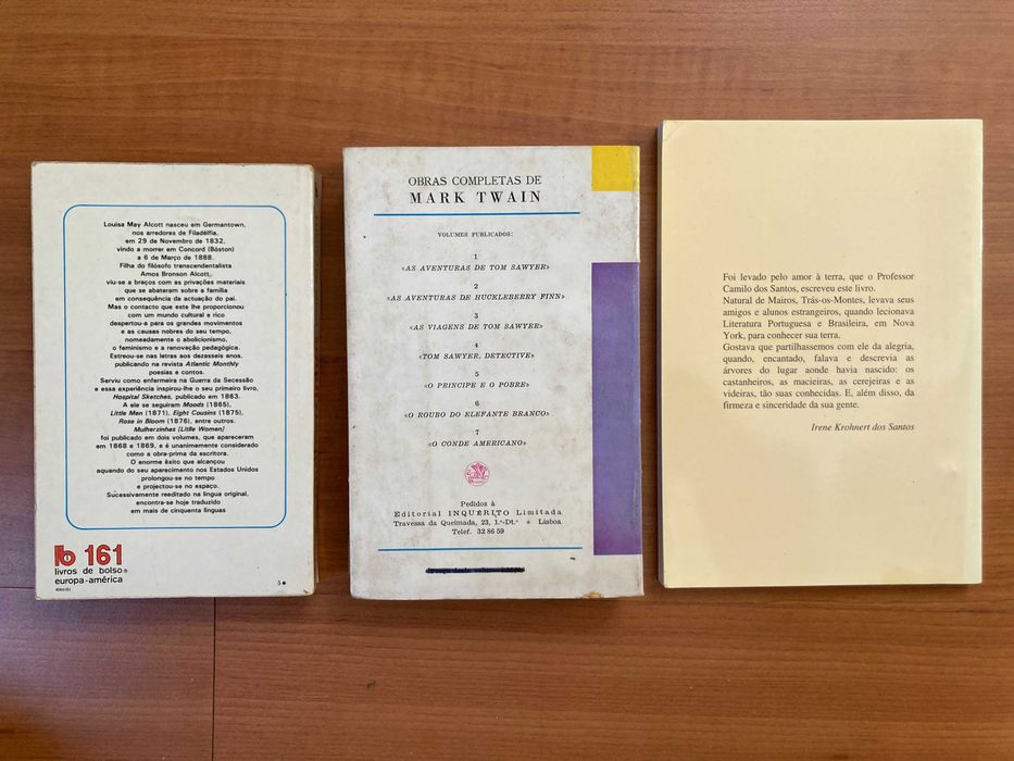 "Mulherzinhas", L.M. Alcott / "Contos Minha Terra" Camilo Santos