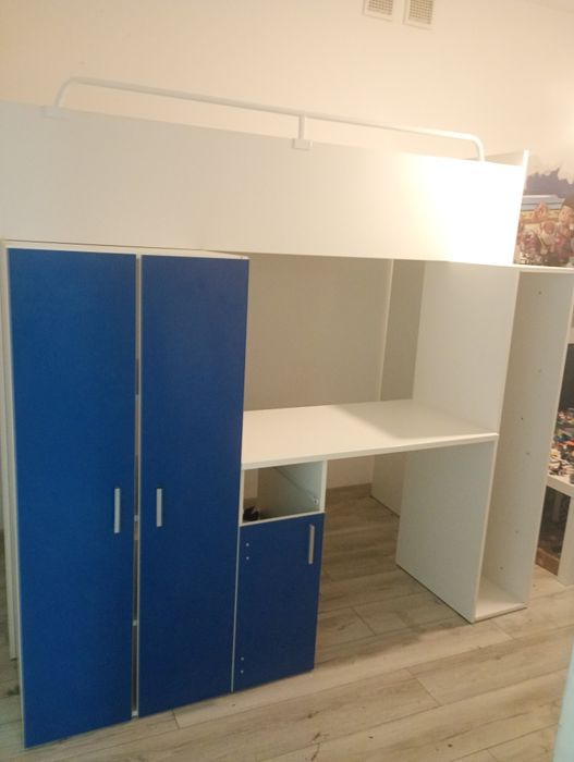 Łużko piętrowe meblościanka dla dzieci