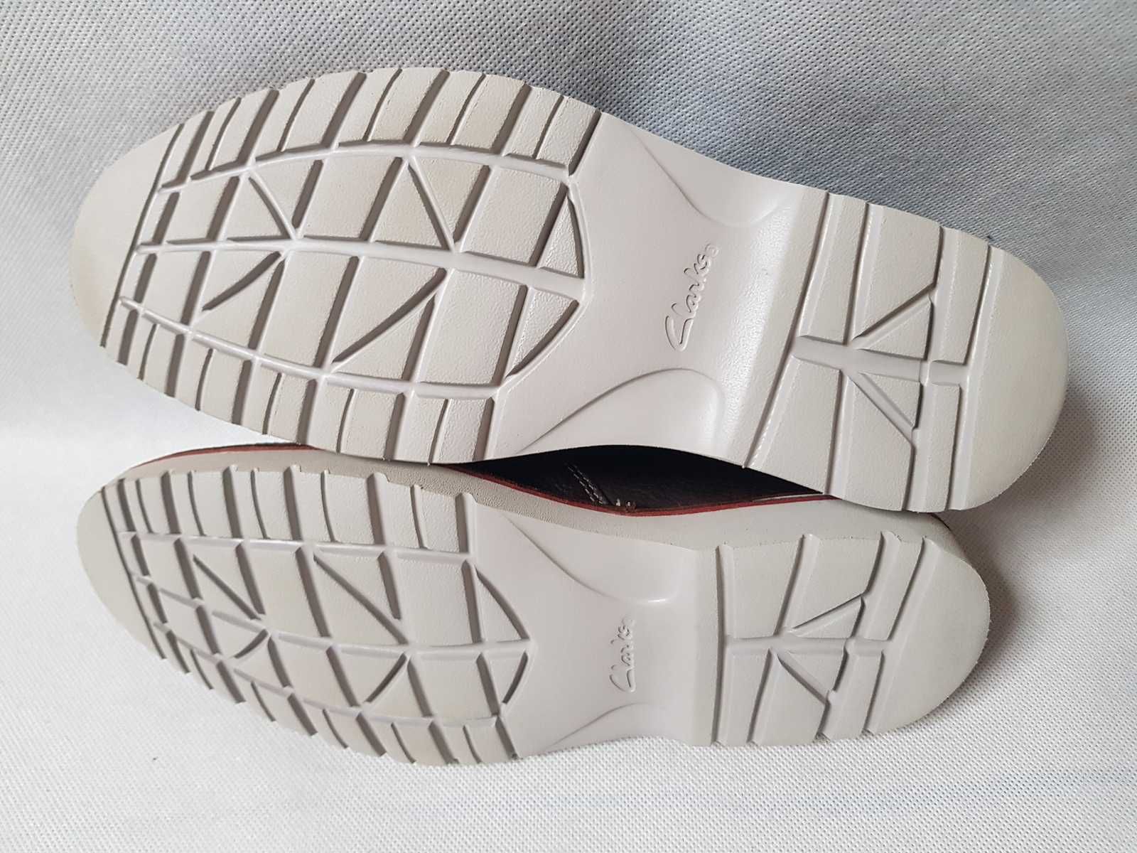 CLARKS - Męskie Mokasyny roz. 42 - 27 cm Jak Nowe