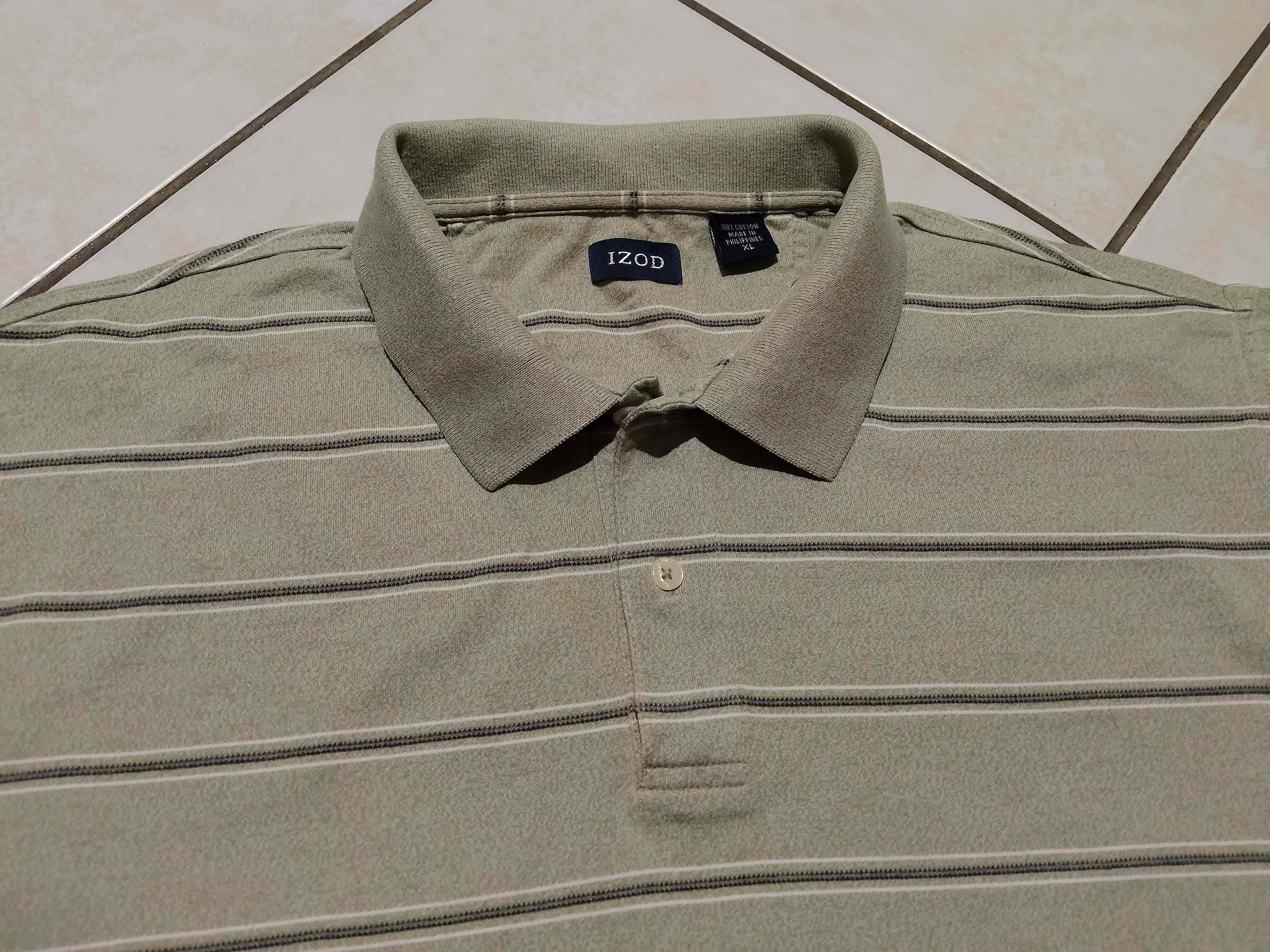 IZOD USA - NOWA! z LOGO Koszulka Polo Męska rozmiar XL