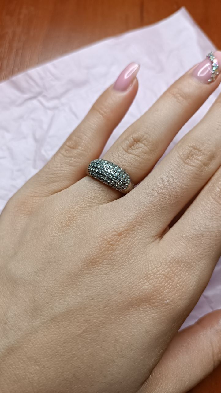 Кольцо серебряное размер 16,5