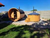 Sauna Beczka 300cm Wyposażona Harvia Sauna Ogrodowa od Porducenta