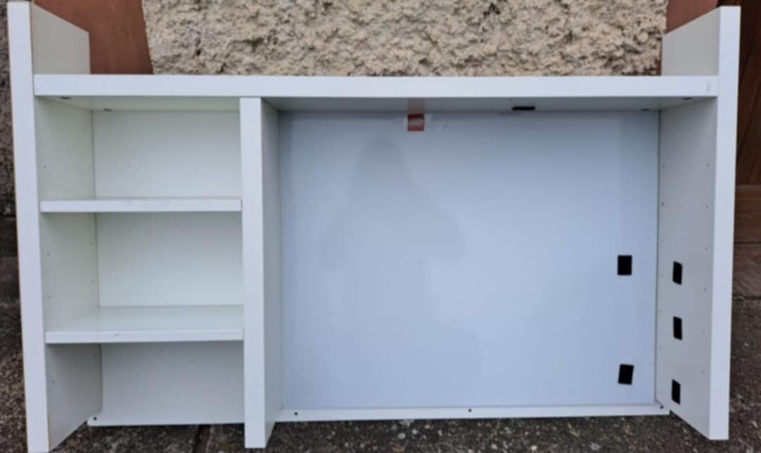 Biurko Micke ikea z nadstawka.