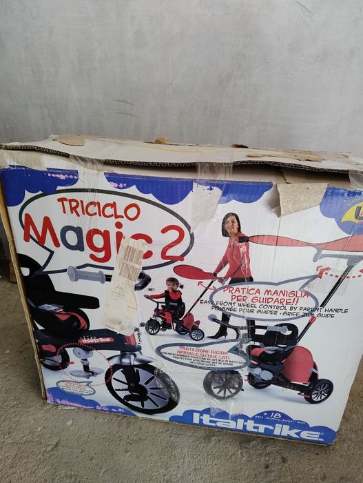 Rower dla dzieci Rowerek trójkołowy Italtrike Triciclo Magic 2 stanBDB