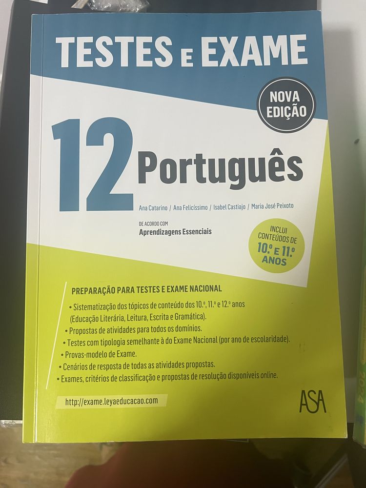 Cadernos de aividades 12 ano