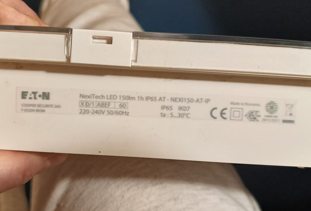Lampa LED białe światło