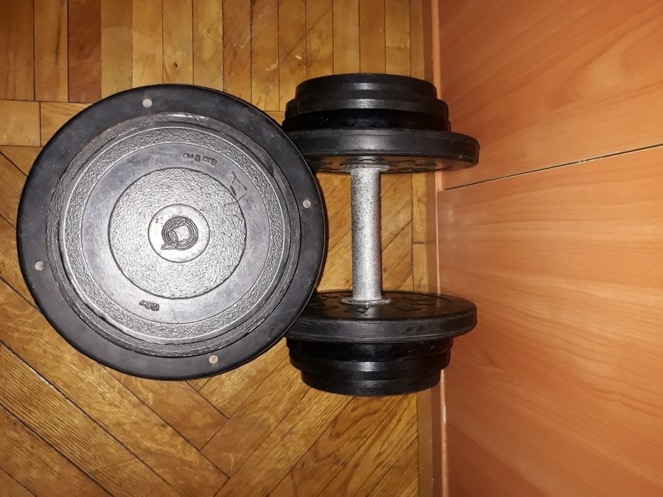 Гантели,гиря наборная.