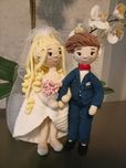 Lalka szydełko na zamówienie Hand Made rękodzieło 1 szt