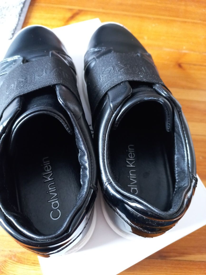 Buty sneakersy rozm 37 calvin klein skórzane