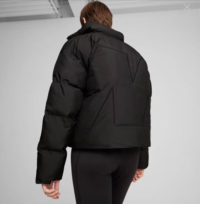 Куртка чорна демісезон жіноча пума Puma original розмір L