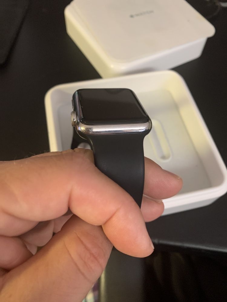 Apple watch 1 geração aço inoxidavel