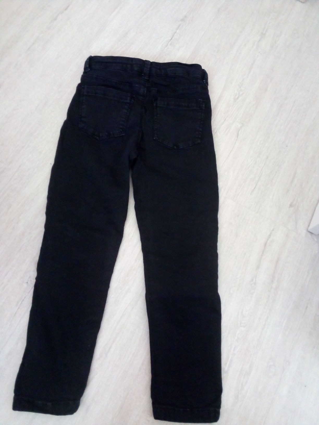 Zara Girls - spodnie czarne z laykra rozm 110cm